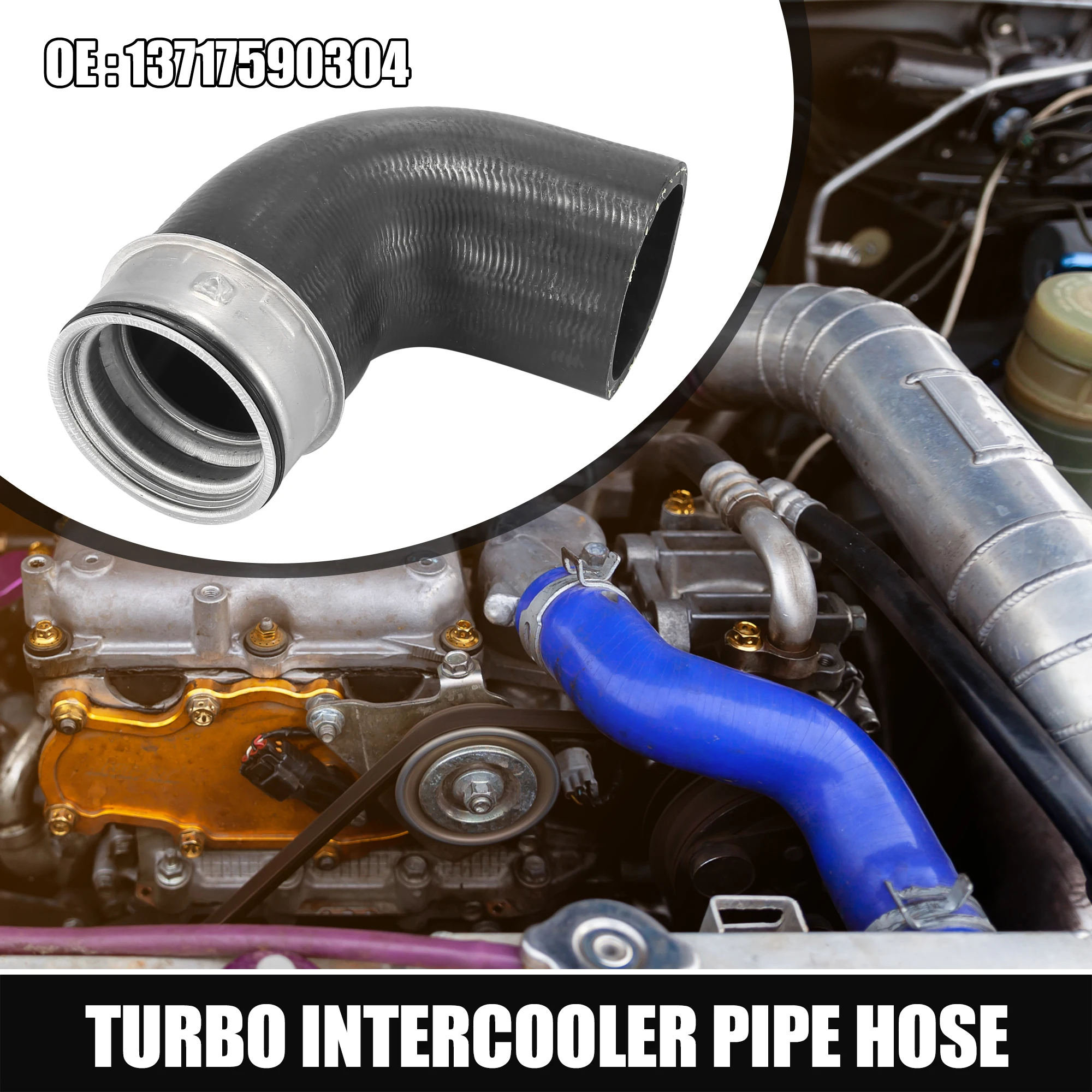 

X Autohaux автомобильный двигатель, передний турбо интеркулер, трубный шланг, воздухозаборная трубка 13717590304 для BMW 335i XDrive 2009-13, автомобильные акс...