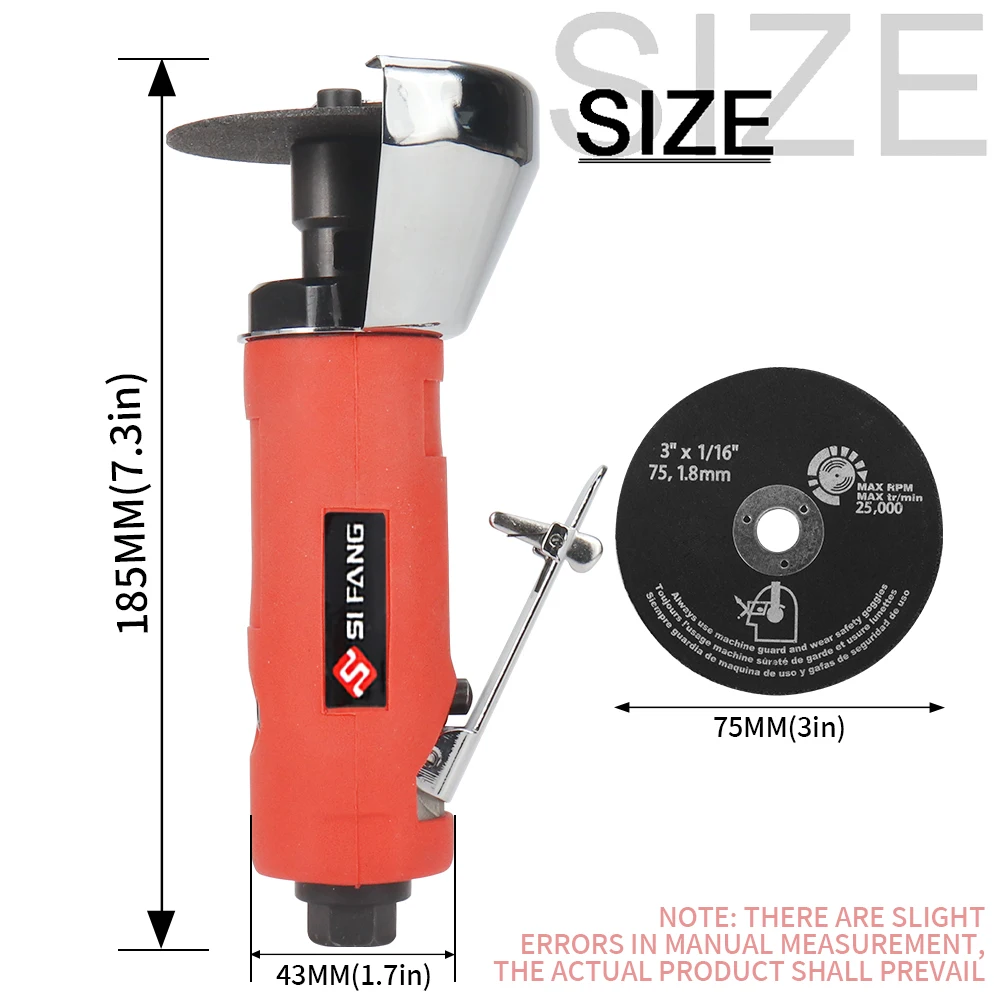 Новый 3-дюймовый пневматический режущий станок высокоскоростной металлический