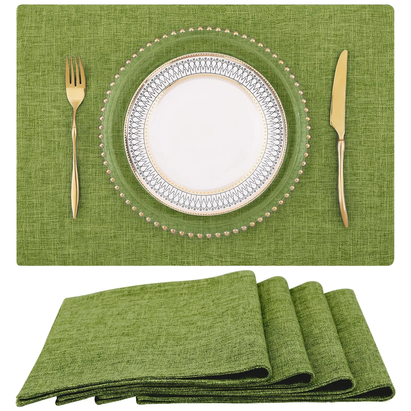 

HAPIHAPPY Посуточные коврики для стола из полиэстера