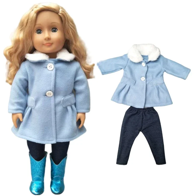 Комплект одежды для куклы 18 дюймов куртка и штаны кукол американский стиль