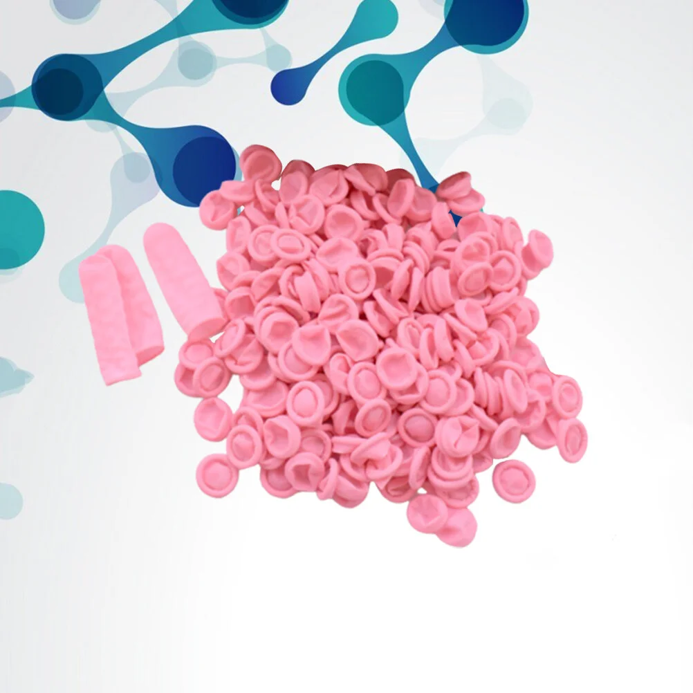 

600 шт., антистатические одноразовые перчатки из розового латекса