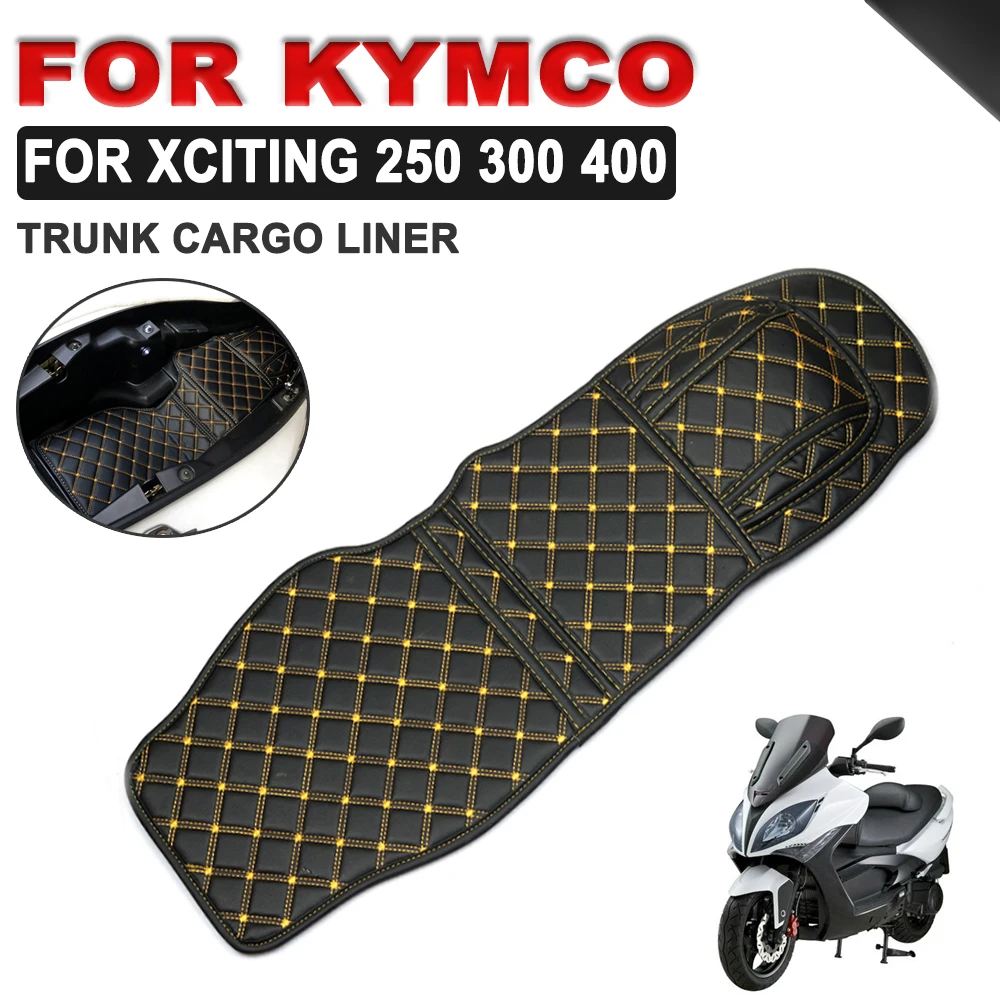 

Xciting 250 Rear Trunk Cargo Liner Protector Seat Bucket Pad Storage Inner For kymco Xciting 250 300 400 Motorcycle Accessories