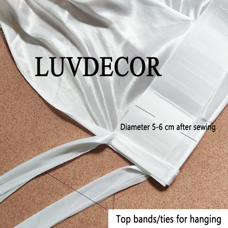 10x1/3 фута/3 м смешанные цвета ледяной шелк свадебный фон занавеска сценический для