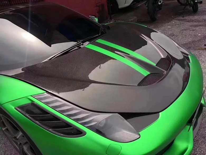 Для 2011-2014 Ferrari 458 с модернизированным покрытием из углеродного волокна SP