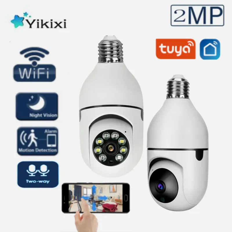 

1080P E27 Bulb WIFI Camera 360 Rotation Panoramic Night Vision pir Human Detection Kamera Intelligent Remote Monitoring ip cam