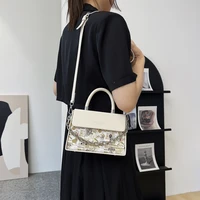 splicing buckle flip bag womens 2022 summer new fashion trend messenger bag classic simple luxury casual ladies shoulder bag