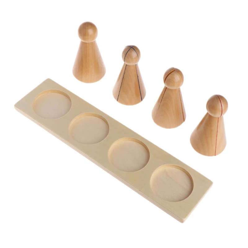

Montessori Material Wooden Score Doll Kid Educational Toy For Preschool Learning