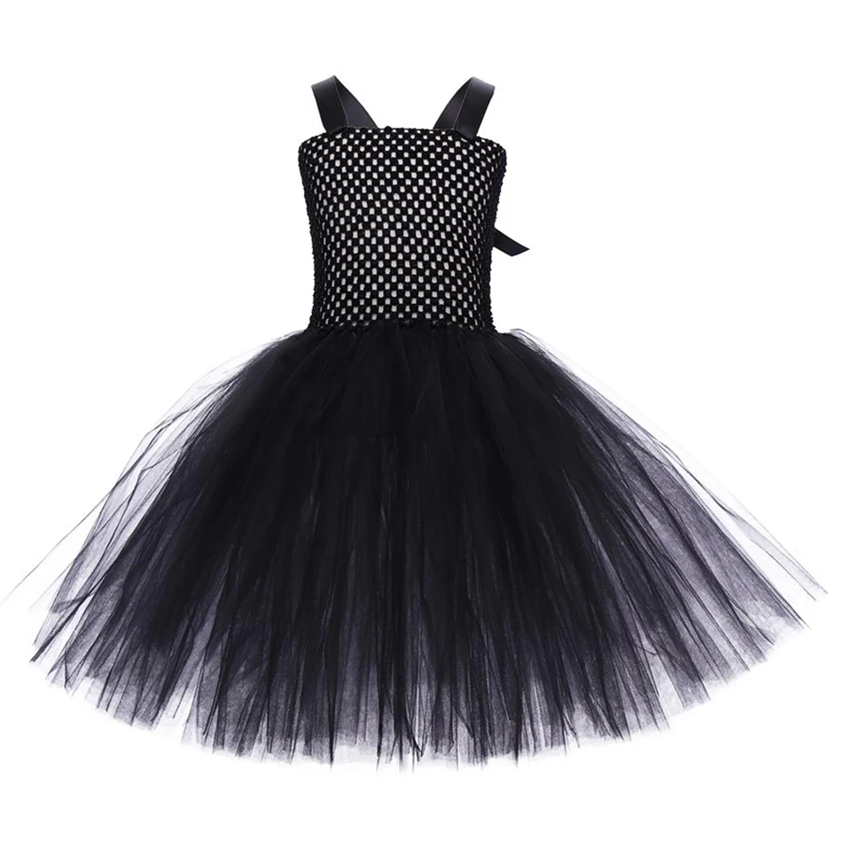 Детское платье-пачка для косплея на Хэллоуин с ведьмой