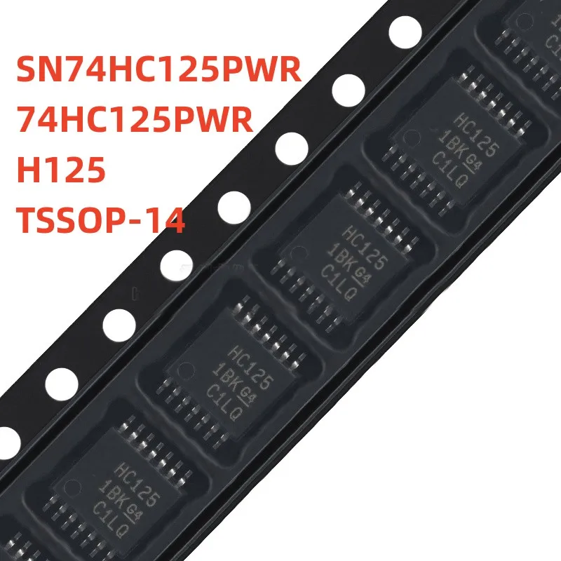 [10 шт.] 100% Новый оригинальный: SN74HC125PWR 74HC125PWR H125 искусственный четырехъядерный чип