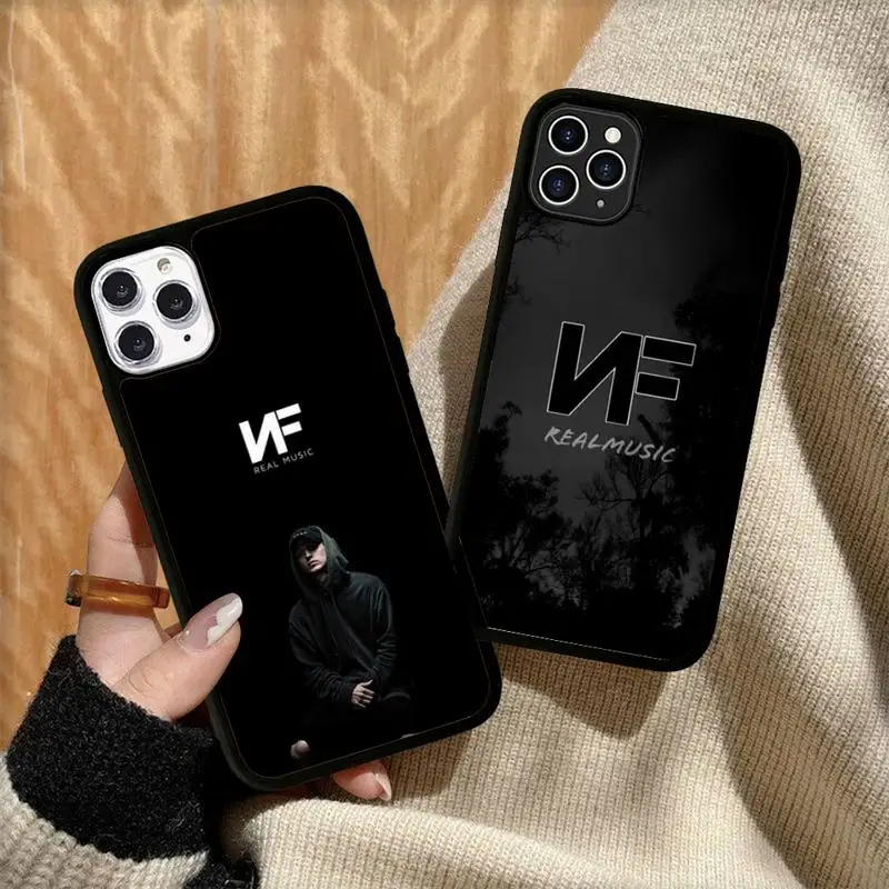 

MaiYaCa NF Rapper Fashion Phone Case Silicone PC+TPU Case for iPhone 11 12 13 Pro Max 8 7 6 Plus X SE XR Hard Fundas