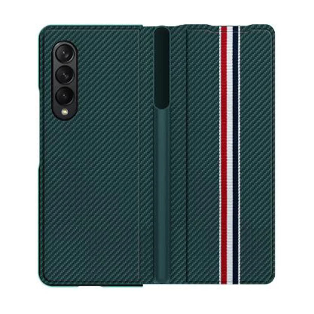 

Fashion Mobile Phone Case Pen Slot Protective Case for Samsung ZFold4