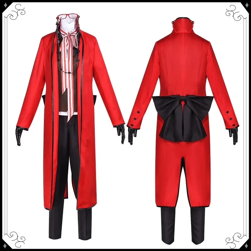 Фото Костюм для косплея A;3,7'd/Fancy Carnival Grell Sutcliff Michaelis Ronald Knox, униформа для Хэллоуина, для взрослых 6'b\7.n;8/ №4