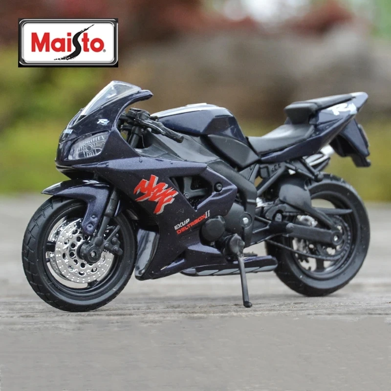 

Модель гоночного мотоцикла Maisto 1:18 YAMAHA YZF-R1 из сплава, имитация отлитых металлических игрушек, уличная спортивная модель мотоцикла, детские подарки