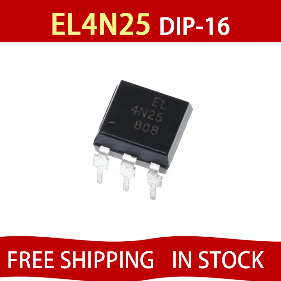 

10pcs/lot EL4N25 4N25 DIP-6 New original In Stock FREE SHIPPING