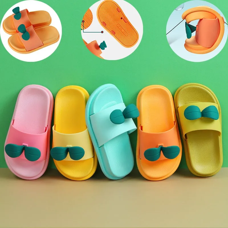 

Children's Slippers Summer Kawaii Cute Beach Shoes For Boys Girls Waterproof Antis Bathroom Kids Slippers Soft Baby Shoes