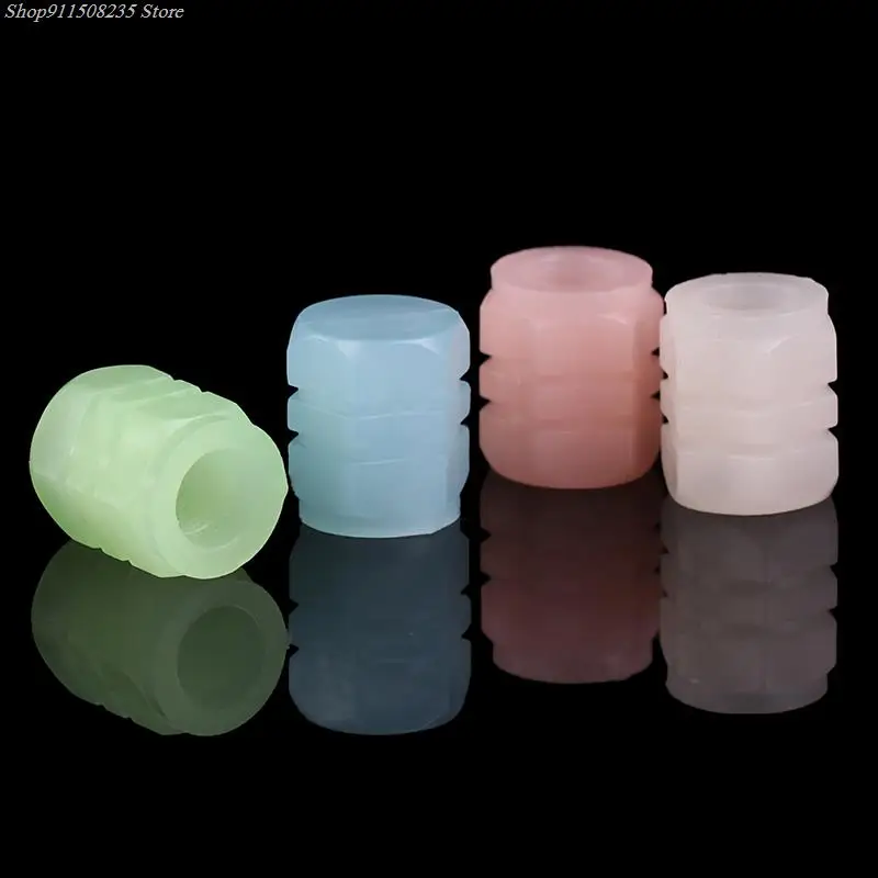 

Luminous Tire Nozzle Cap Car Motorcycle Vacuum Tire Valve Core Cover Cover Multi-color Car Standard Valve Nozzle