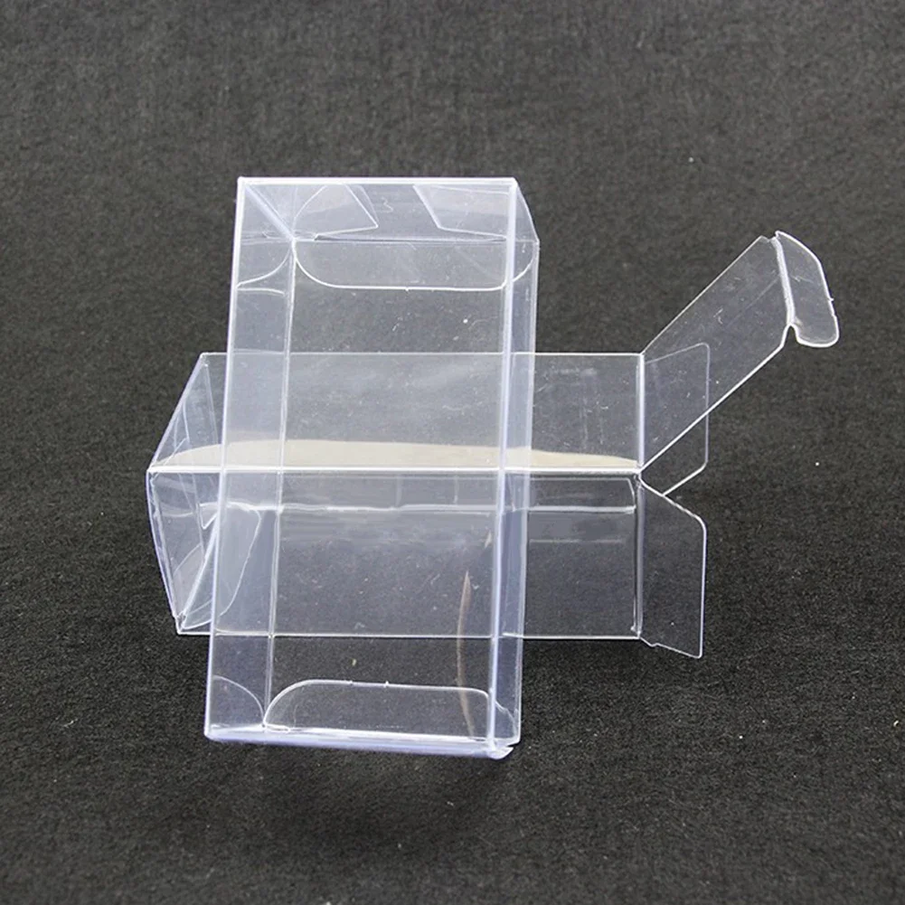 10 шт. коробка для хранения предметов коллекционирования 41x43x82 мм прозрачная ПВХ