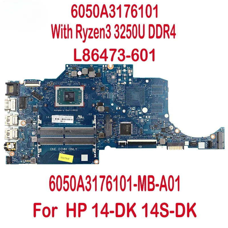 Материнская плата TPN-I135 6050A 3068501 для ноутбука 14Z-DK 14-DK 245 G8 247 14S-DK L86473-001 L86473-601 AMD CPU DDR4