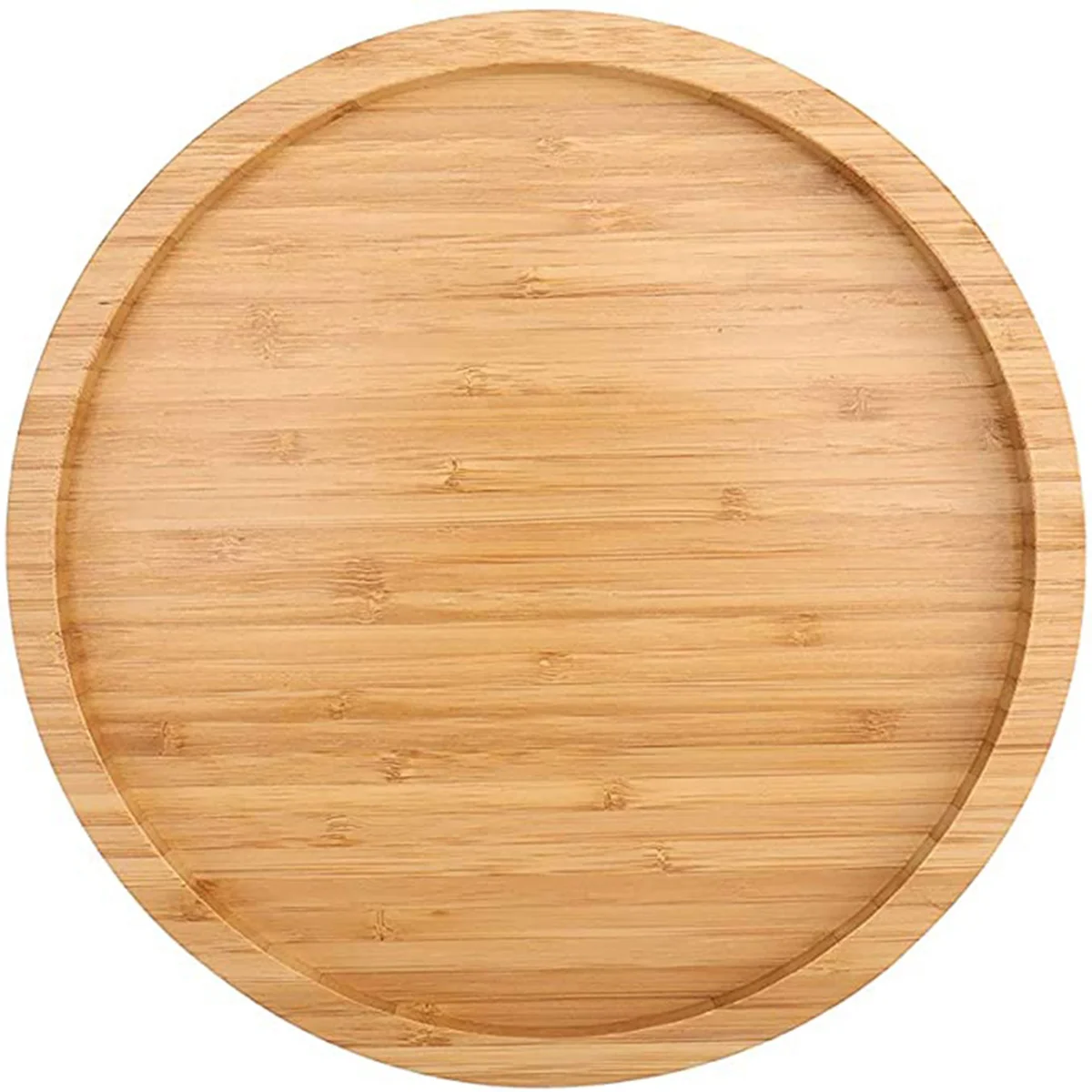 

12 Inch Diameter Bamboo Lazy Susan Turntable for Kitchen Spice Bottle