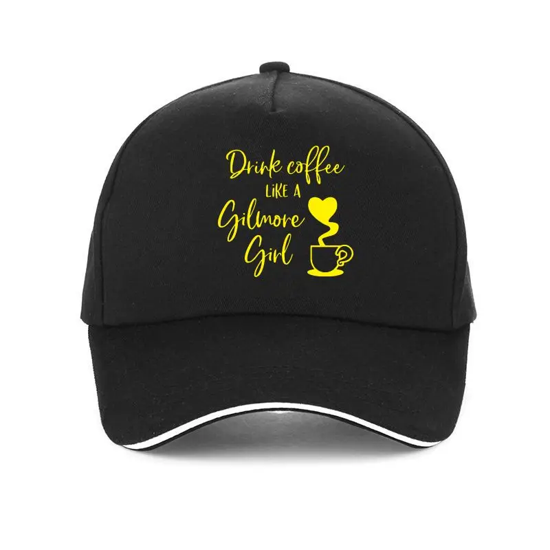 Кепка от солнца Мужская бейсболка в стиле Гилмор с принтом кофе хипстерская для