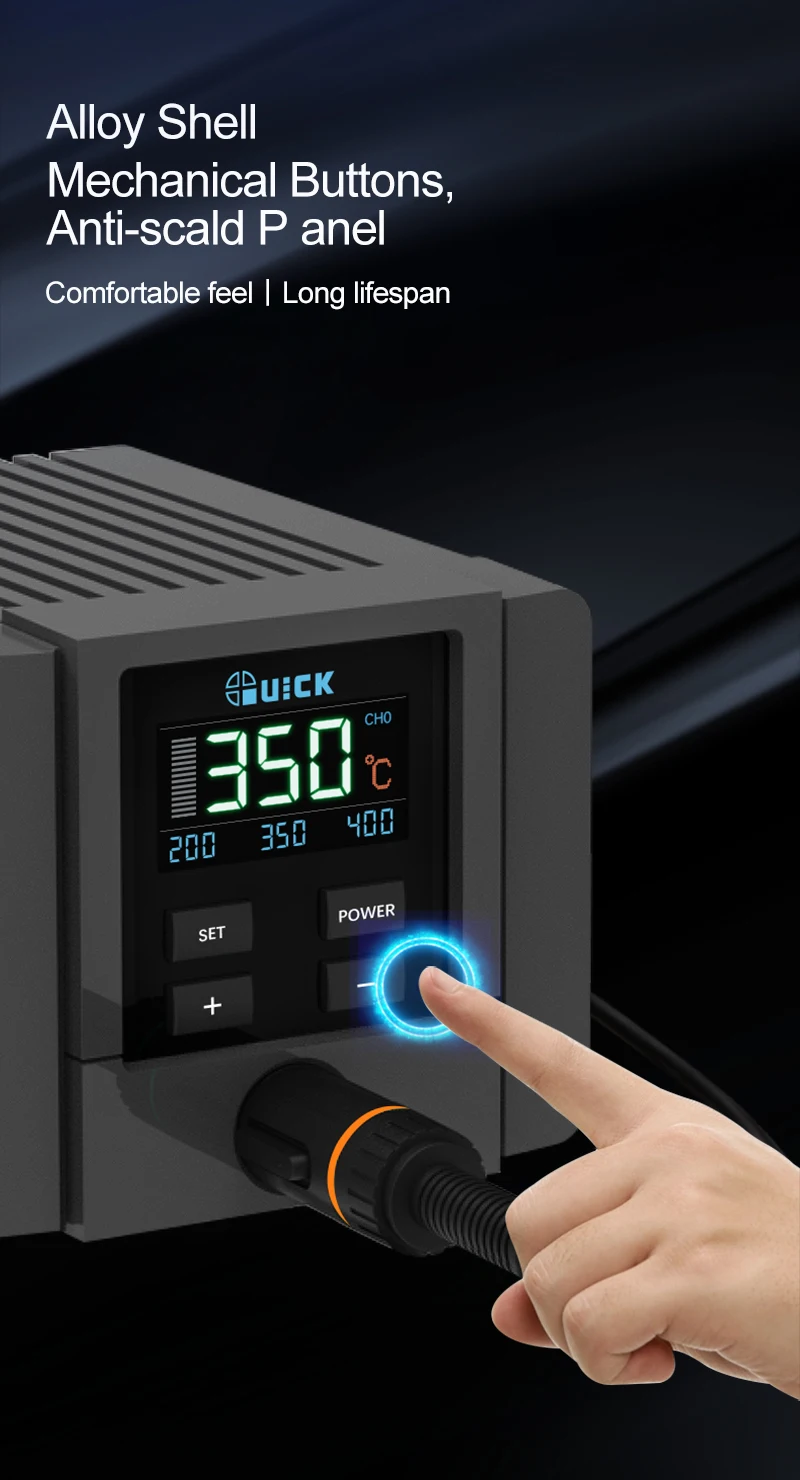 Умная Точная паяльная станция QUICK TS11 с цветным экраном HD для быстрого ремонта