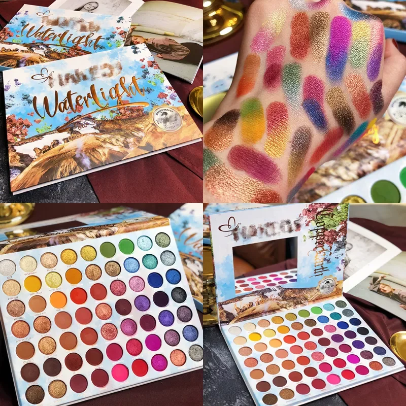 

NEW2023 63 Color Nude Shimmer Matte Eyeshadow Palette Glitter Highlighter Makeup Palette Pigment Eye Shadow Pallete Cosmetic
