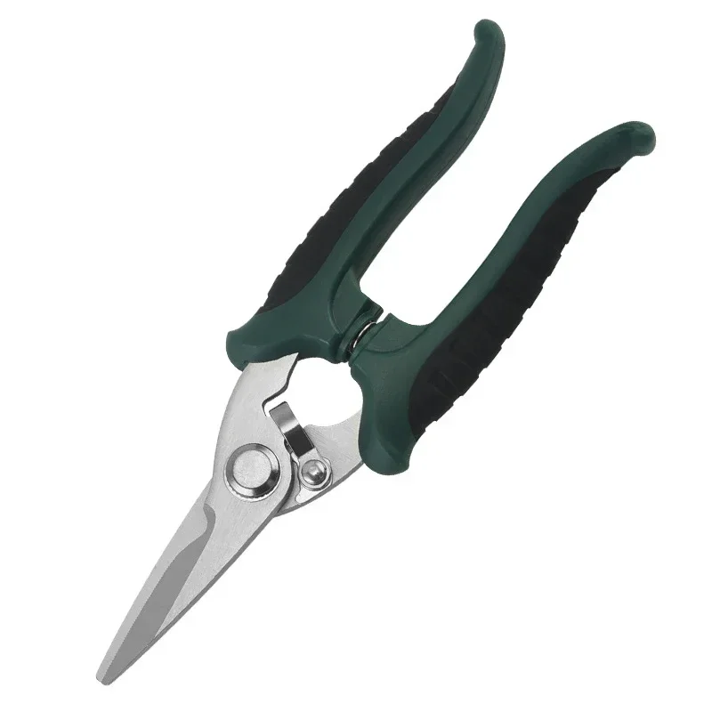 Промышленные ножницы для электрика из нержавеющей стали, железные ножницы, многофункциональные ручные ножницы для резки канавок, проволока и тонкие пластины, ручные инструменты