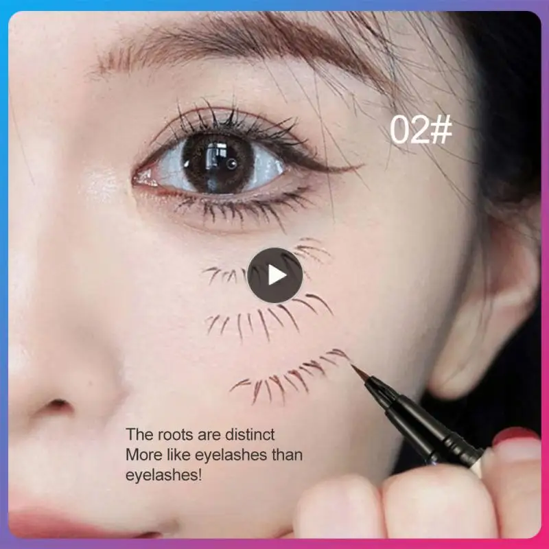 

Diamond Lying Silkworm Pen Not Easy To Faint Waterproof Ultra Fine Eyeliner Liquid Pen Hightlightbrush Eye Makeup Tools