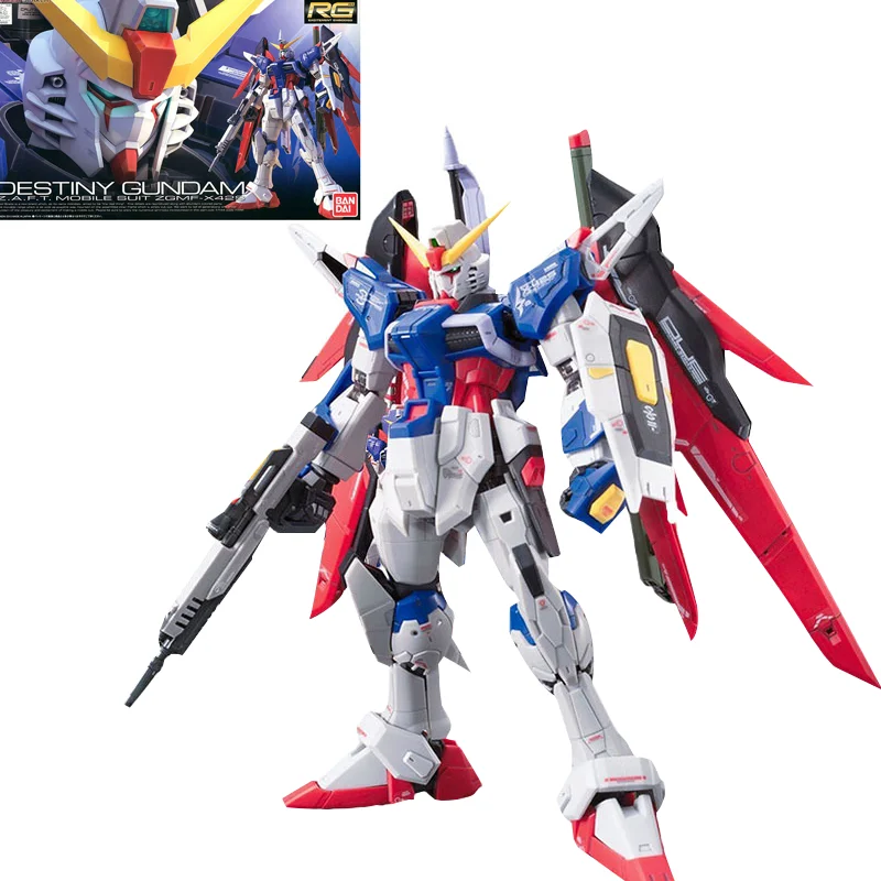 

Bandai Genuine Assembled Model RG 11 1/144 ZGMF-X42S Destiny Gundam Gunpla Action Anime Figure Mobile Suit Gift Toy For Children