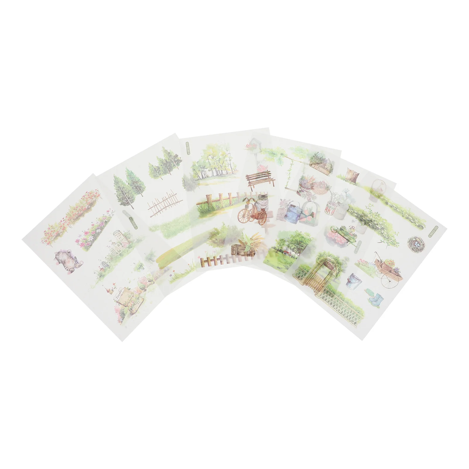 

5 комплектов, наклейки для дневника