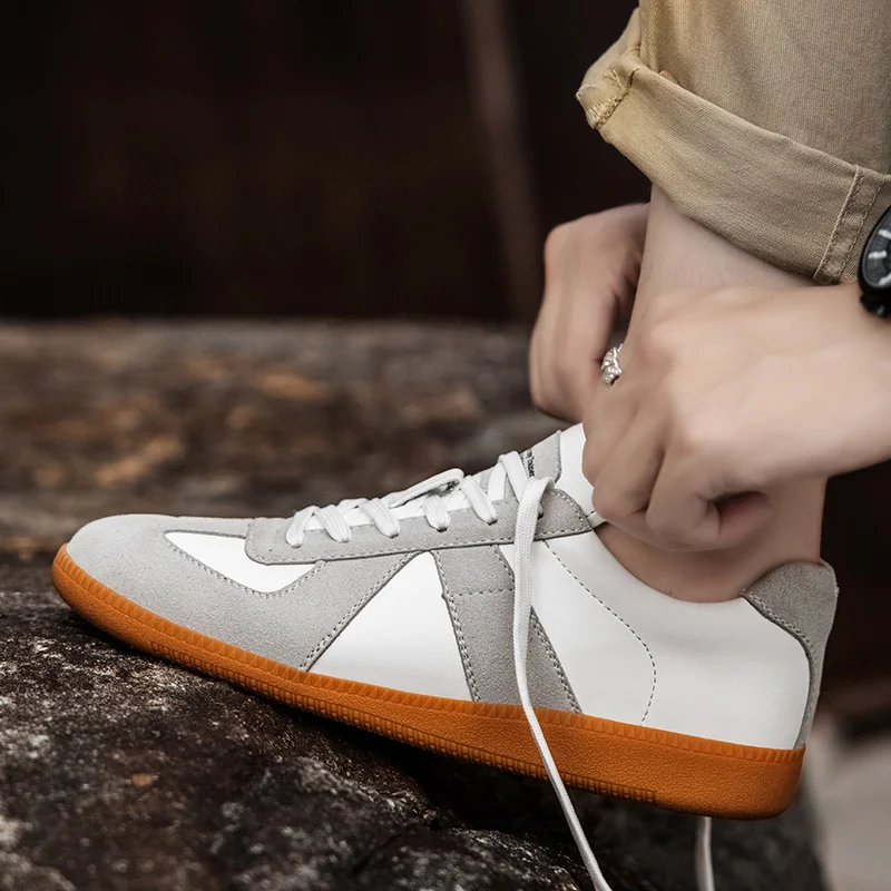 Classic Suede Skateboard Shoes Men German Retro Flat Shoes Men Street Casual Sneakers Comfortable Men Trainers zapatillas hombre