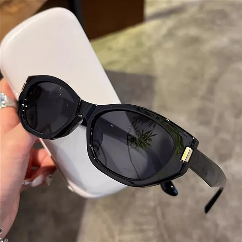 FANHUN новые ретро Ins индивидуальные солнцезащитные очки кошачий глаз Miss Outdoor Travel