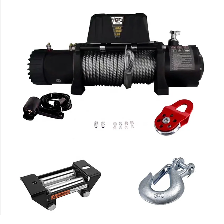 

Suppliers Wire Rope 12V 24V 5897Kgs 13000Lbs Winch Electric For Auto