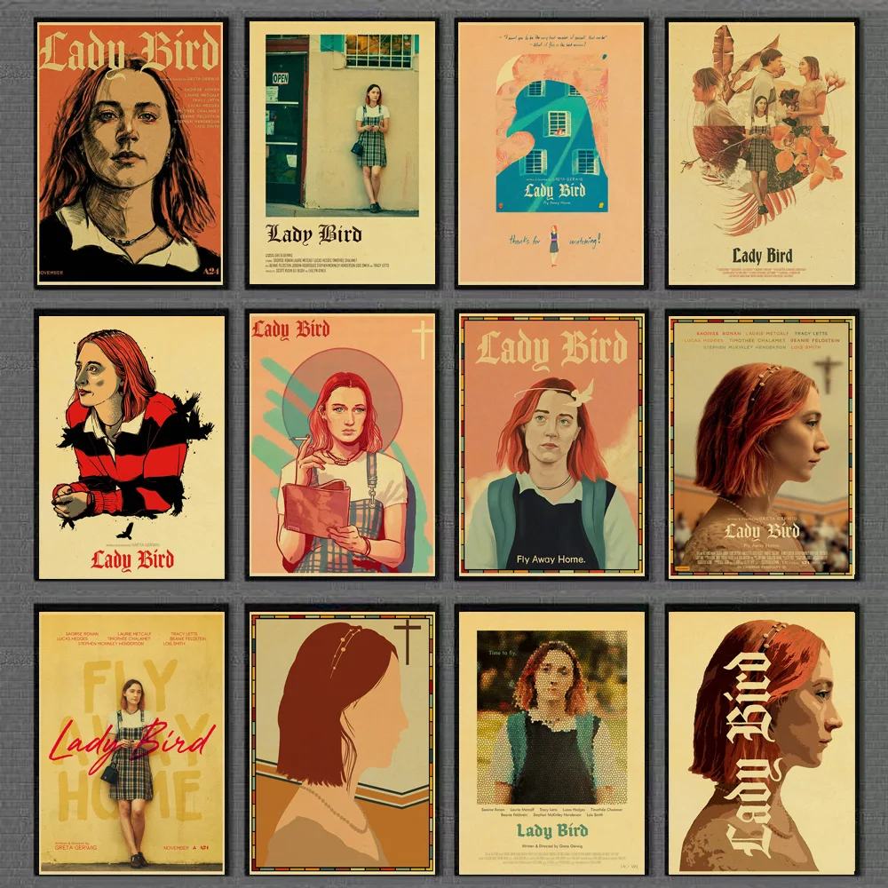 25 стилей Винтажный Фильм леди птица ретро печать художественный холст плакат для гостиной украшение дома Настенная картина