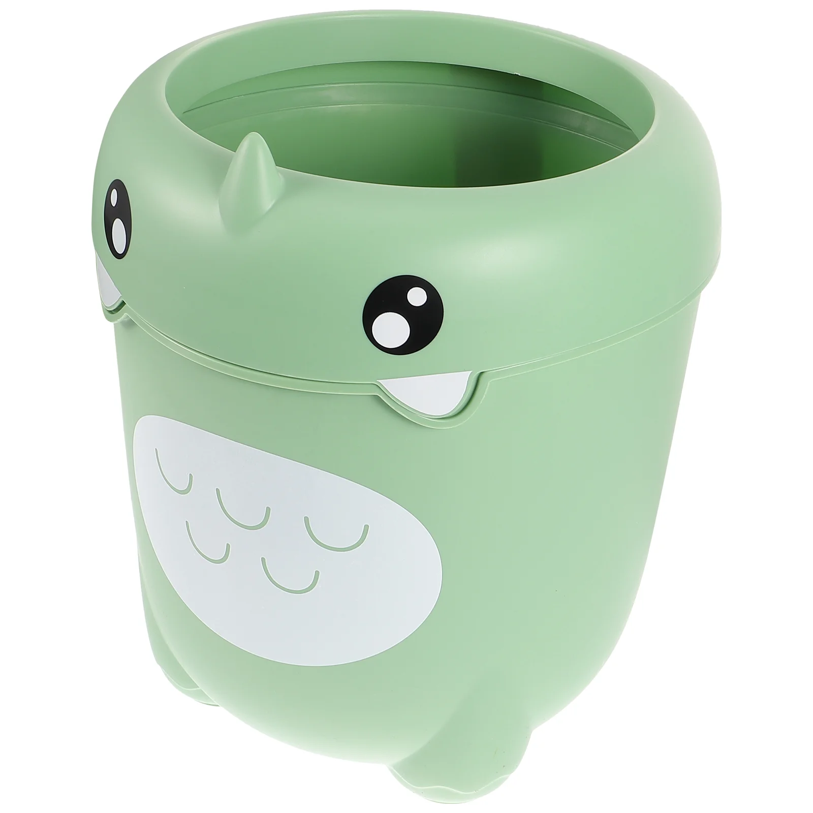 

Plastic Cartoon Rubbish Bin Container Lid Trash Bucket Bins Lids Creative Kids Small Can Use Garbage