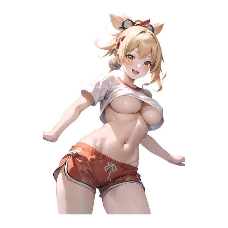 

DN13 # Аниме желтые волосы женские автомобильные наклейки наклейки для лобового стекла электрический велосипед устойчивые к царапинам окна авто украшения