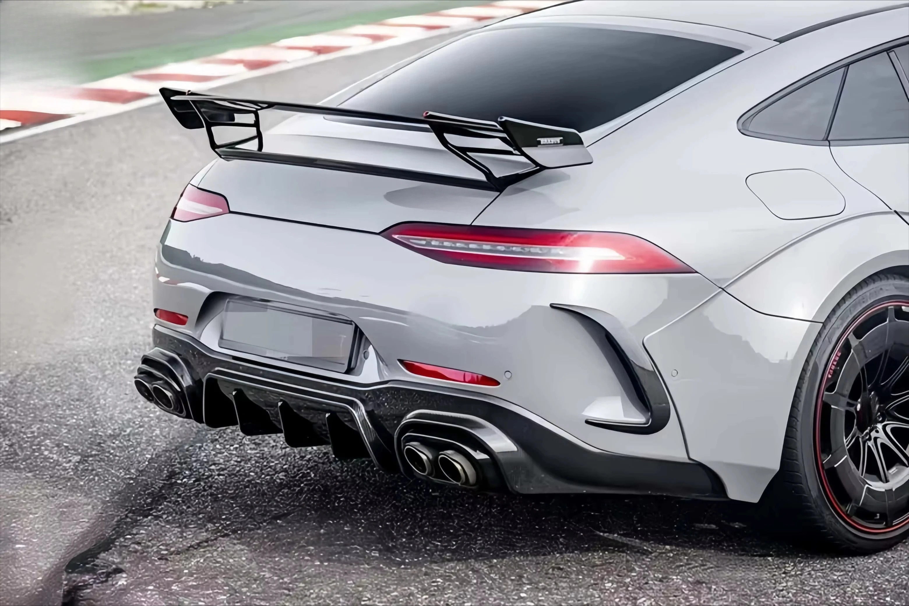 Карбоновый задний спойлер (антикрыло) в стиле RT900 для AMG GT, AMG GTS, AMG GTR Coupe 2-Door (art.: 3920dbed62f74) - 3920dbed62f74
