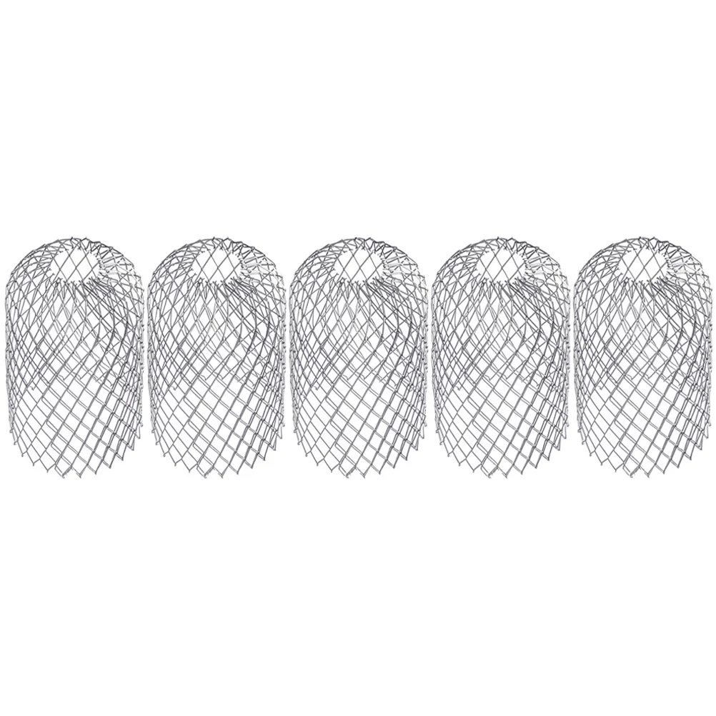 

5pcs Roof Filter Strainers Stainless Steel Roof Down Pipe Gutter Leaves Guards