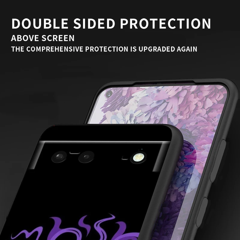 P-Pokemons G-Gengguis мультфильм для Google Pixel 9 8 7A 7 6A 6 5A 5 4 4A XL 5G черный силиконовый