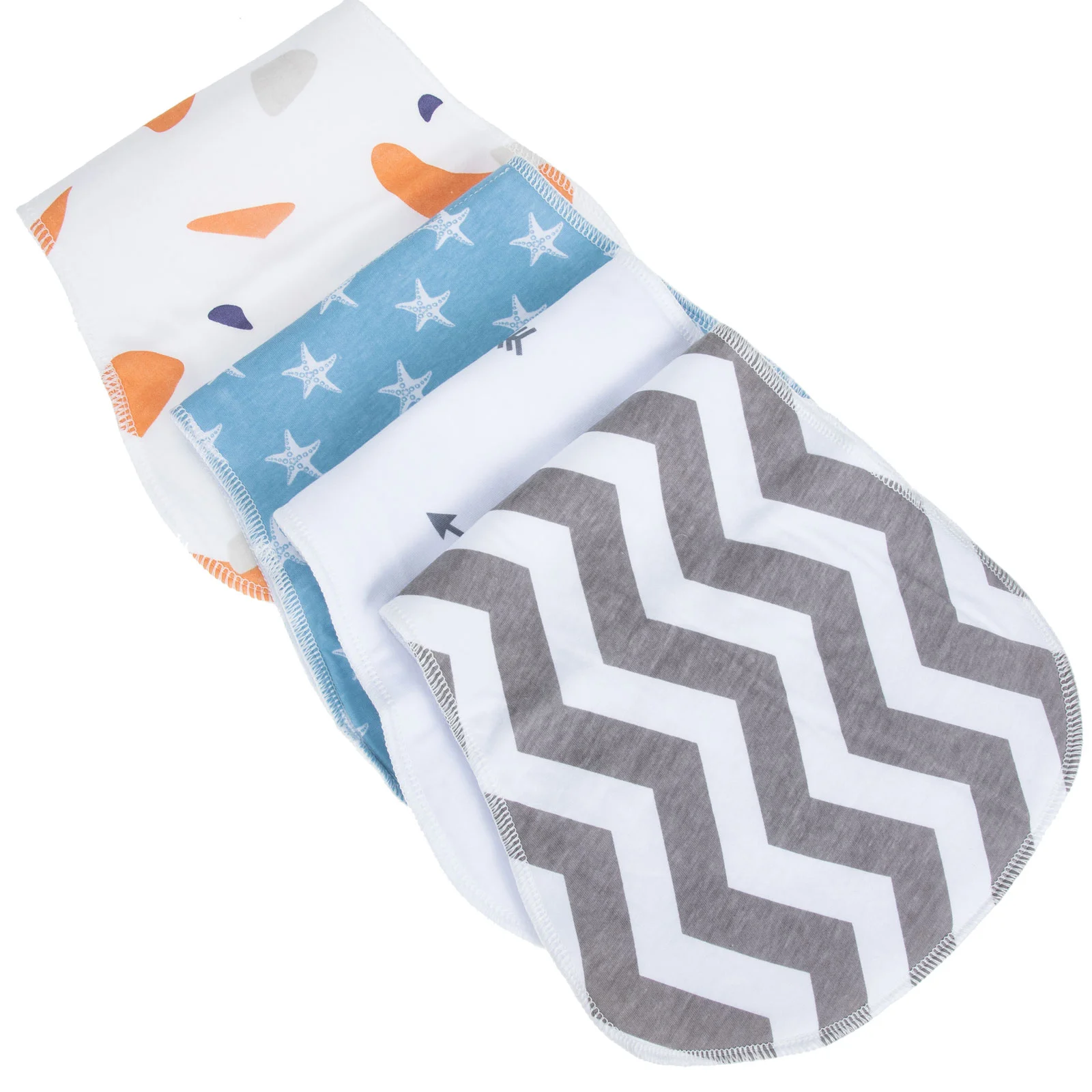 

4pcs Burp Cloths Baby Burp Clothes Burp Rags Baby Bibs Absorbent Towel