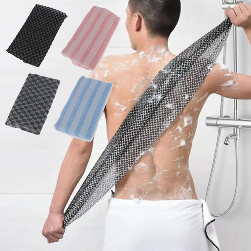 Exfoliating Japanese Style Bath Towel Bath Brush Back Towel Exfoliating Scrub Shower Sponge Body Bathroom Accessories Towel