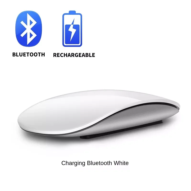 

Original For Laptop Ipad Mac PC Macbook 4.0 Wireless Mouse Rechargeable Silent Multi Arc Touch Mice Ultra-thin Magic Mouse