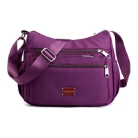 designer nylon messenger bags 2022 new fashion one shoulder travel handbags simple female portable small square bag for mommy