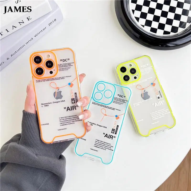 

JAMES Luminous Sneakers Night Light Silicone Soft Case for iPhone X XS XR 11 12 13 14 Pro Max Plus Noctilucent Shoelace Cover