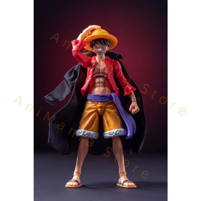 Фото В наличии: Костюм Монки Д. Луффи из аниме One Piece - Арка Вано, Остров Онигасима, для фигурок 1/12 SHF №3
