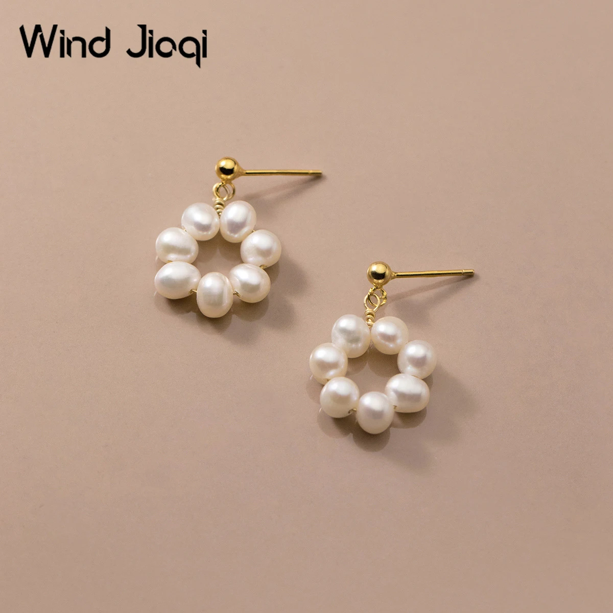 

Женские серьги из серебра 925 пробы, с коротким жемчугом