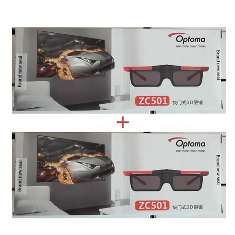 Optoma оригинальные 3D очки ZC501 активный затвор перезаряжаемые DLP проектор 3D очки