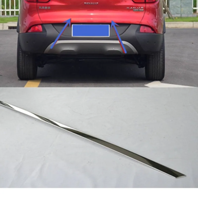 

Stainless Steel Rear Boot Door Trunk Cover Trim Tailgate Garnish Molding Strip For Renault Kadjar Captur Car Accessories