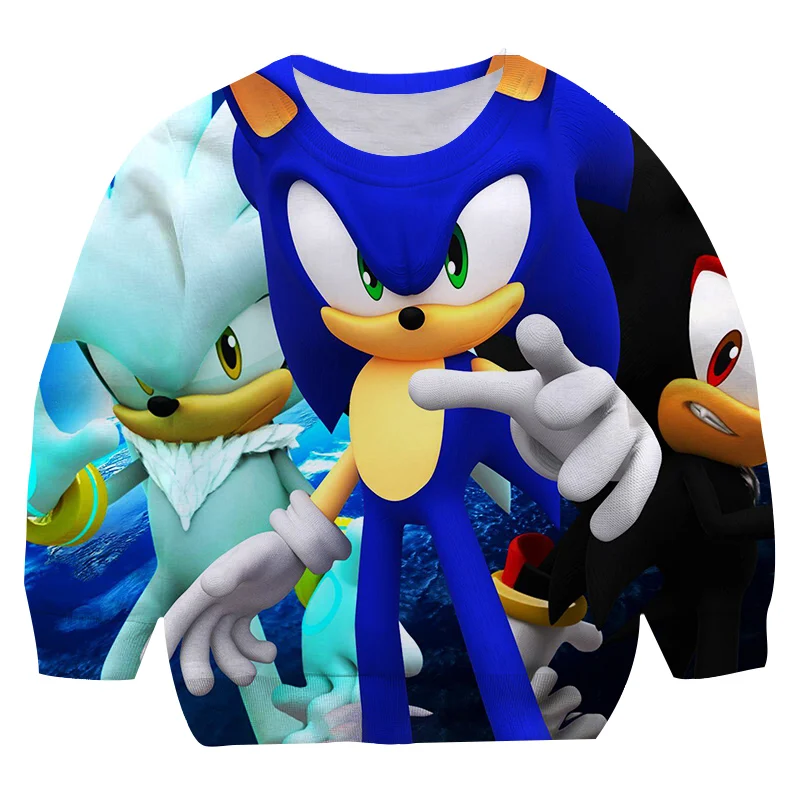 

Детская толстовка с длинным рукавом и круглым вырезом, свободного покроя