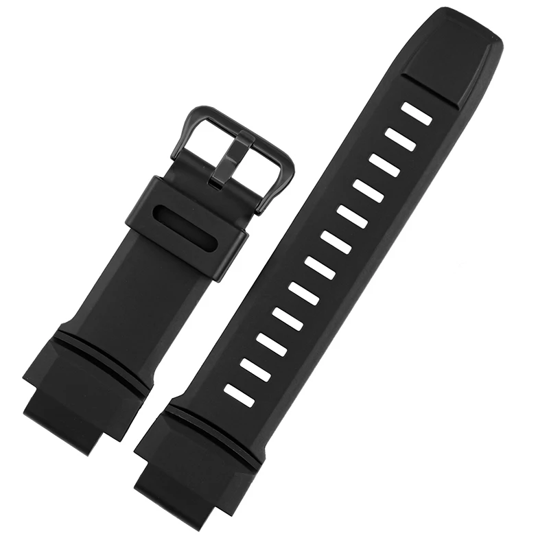Silicone Wrist Strap For Casio PROTREK PRG-260/270/550/250 PRW-3500/2500/5100 Black Orange Blue Bracelet  Rubber Watch 18mm